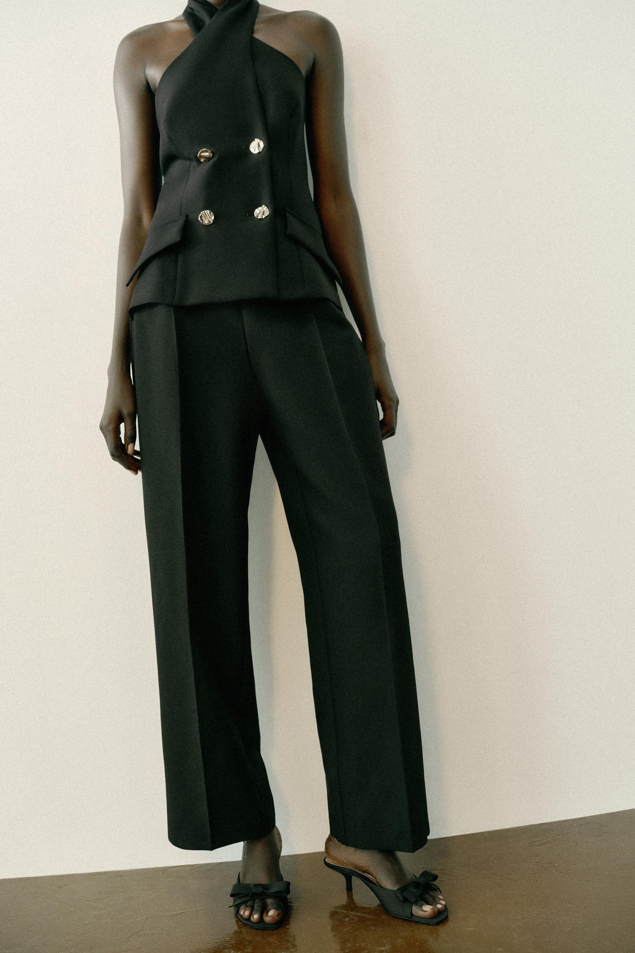 CRISSCROSS HALTER JUMPSUIT